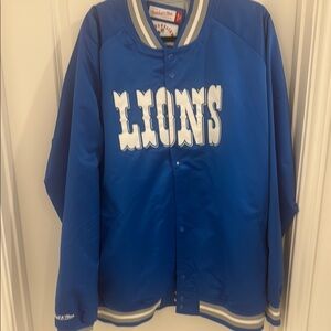 Mitchell & Ness Blue Lions Jacket